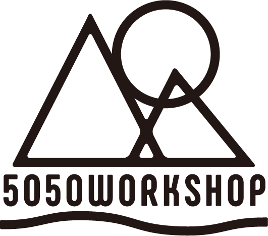 5050WORKSHOP（フィフティフィフティワークショップ）ブランドロゴ