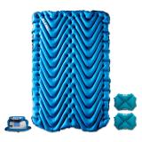 KLYMIT DOUBLE V 2-person Sleeping Pad with 2 Pillow XL Bundle