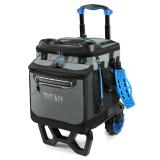 TITAN 60-Can Rolling Cooler Bag with Cart