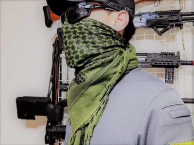 シュマグ‗巻き方‗ギャング巻き