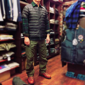 定価3万】ティートンブロス ハイブリット インナーダウン オリーブ L  