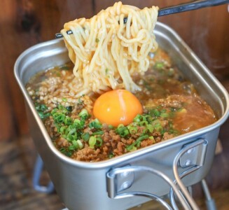 キャンプ　ラーメン　レシピ